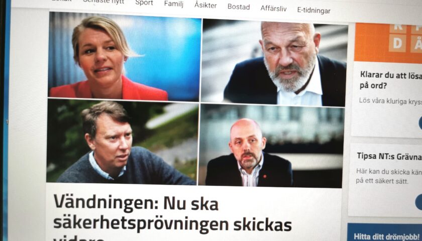 säkerhetsprövning foto på datorn